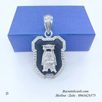 Mặt dây chuyền Phật Di lạc bằng bạc MN033