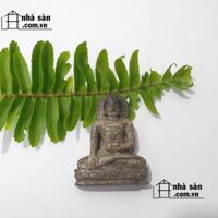 Mặt Dây Chuyền Phật Thích Ca Gỗ Hóa Thạch