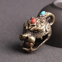 Mặt dây chuyền Pixiu Quà tặng năm mới Vòng chìa khóa chuông Móc khóa Năm con rắn Linh vật Mặt dây chuyền Thủ công nổi bật