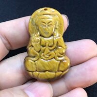 MẶT DÂY CHUYỀN QUAN ÂM BỒ TÁT MAY MẮN -BÌNH AN - TẶNG KÈM DÂY ĐEO