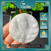 Mặt Dây Chuyền Quan Công Cẩm Thạch Treo Xe Tài Lộc Loại A LẠC THIÊN [HÌNH THẬT]