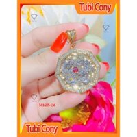 Mặt dây chuyền rồng chạm Long Hổ Màu Trắng M1655 - 136 Tubi Cony - Mạnh Mẽ - Sang Trọng