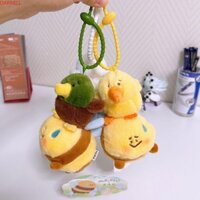 Mặt dây chuyền sang trọng DARNELL Bee Series, Đồ chơi sang trọng bằng Cotton PP mềm Vịt Bee, Móc khóa cô gái trái tim Bộ sưu tập hoạt hình con ong nhồi bông Móc khóa sang trọng Cặp đôi Cô gái Quà tặng trẻ em