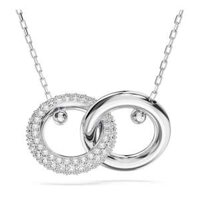 Mặt dây chuyền Swarovski Dextera với vòng cổ và hộp quà tặng vòng đôi màu trắng