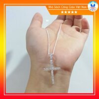 Mặt dây chuyền thánh giá bạc ta D38 - Quà tặng Công Giáo - Nhà Sách Công Giáo Việt Nam