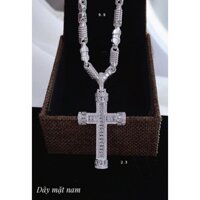 Mặt dây chuyền thánh giá - mặt nam chữ thập BẠC CAO CẤP cho nam