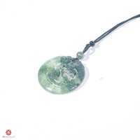 Mặt dây chuyền Thanh Long Chalcedony - Mã Não Rêu tự nhiên 100 đem lại may mắn, quyền uy - VietGemstones