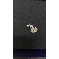 mặt dây chuyền thiên nga  bạc xi bạch kim .