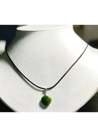 mặt dây chuyền trái tim đá ngọc bích tự nhiên tặng kèm dây đeo cao cấp