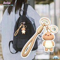Mặt dây chuyền túi BOLSA, Quà tặng sinh nhật Sylvanian Families Poodle Móc khóa, Đồ trang trí chó con thủ công dễ thương