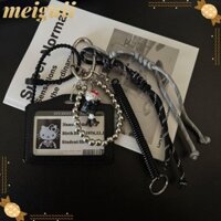 Mặt dây chuyền túi MEIGUII, Móc khóa Album ảnh PVC phong cách Y2K, Phim hoạt hình cổ điển KT DIY Bảo vệ ảnh