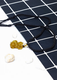 Mặt dây chuyền tỳ hưu tài lộc đá thạch anh tóc vàng mệnh thủy, kim - Ngọc Quý Gemstones - Kiểu 3