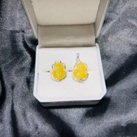Mặt Dây Chuyền Và Nhẫn Tì Hưu Thạch Anh Tóc Vàng Thiên Nhiên Bọc Bạc – Thắng Giang