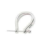 Mặt dây chuyền vàng 18K, khóa mặt dây chuyền ngọc bích, khóa hình chữ U, nút bạch kim AU750, phụ kiện DIY, tượng Phật Feitsui, khóa nam, khóa vòng cổ