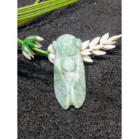 Mặt dây chuyền ve ngọc phỉ thúy xanh đậm S6497