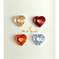 Mặt dây pha lê Swarovski 26mm tim Miss You