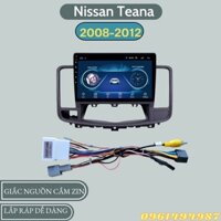 Mặt dưỡng 10 inch Nissan Teana kèm dây nguồn cắm zin theo xe dùng cho màn hình DVD android 10 inch