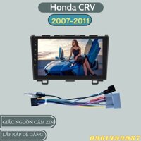 Mặt dưỡng 9 inch Honda CRV kèm dây nguồn cắm zin theo xe dùng cho màn hình DVD android 9 inch