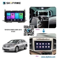MẶT DƯỠNG CHO XE TOYOTA VENZA 2009-2013  JACK NGUỒN CANBUS BẢN CÓ AMPLY