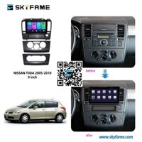 MẶT DƯỠNG DÂY NGUỒN LẮP MÀN HÌNH 9 INCH CHO XE NISSAN TIIDA
