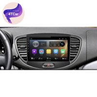 Mặt dưỡng dvd android theo xe i10 2008-2010 kèm jack nguồn lắp màn android 9 inch