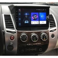 Mặt dưỡng GẮN MÀN HÌNH 9 INCH CHO XE MITSUBISHI PAJERO 2009-2015 +4G JACK ZIN