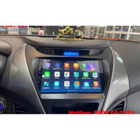 Mặt dưỡng Hyundai Elantra 2013-2015 9inch kèm giắc zin