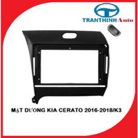 Mặt dưỡng kia K3 ,Cerato kèm jack nguồn zin - lắp màn android 9 inch,khung dưỡng nâng cấp màn hình,mặt nạ taplo