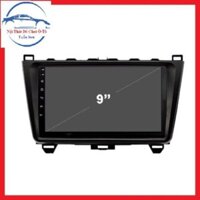 MẶT DƯỠNG LẮP DVD ANDROID CHO XE MAZDA 3 2010-2014  9INCH CÓ JACK NGUỒN ZIN