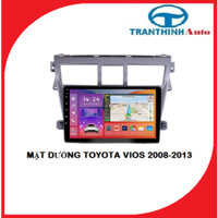 Mặt dưỡng lắp màn hình cho xe Toyota Vios 2008-2013, tặng giắc zin không đấu chế.