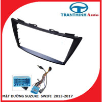 Mặt dưỡng lắp màn hình cho xe Suzuki Swift 2012-2018.Mặt nạ taplo lắp màn 9 inch dvd androi oto.