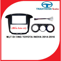 Măt dưỡng lắp màn hình dvd android 9'' xe Toyota Innova 2014-2016 điều hòa cơ+tự động, tặng giắc zin