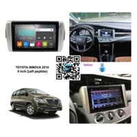 Mặt Dưỡng LẮP MÀN HÌNH Xe Toyota innova 2017-2021 Kèm Dây Nguồn Zin