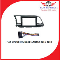 Mặt dưỡng màn hình oto dvd android lắp xe Hyundai Elantra (2016-2018) tặng kèm giắc nguồn zin, phụ kiện nội thất xe hơi.
