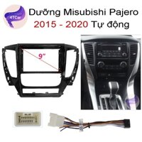 Mặt dưỡng Mitsubisi Pajero 2019 điều hòa tự động (9 inch)