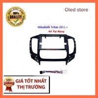 Mặt dưỡng Mitsubisi Pajero 2019 điều hòa tự động (9 inch)