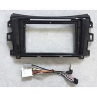 Mặt dưỡng Nissan Navara 13- 21 lắp màn hình android 9 inch và 10 inch phiên bản dây không canbus và dây có canbus