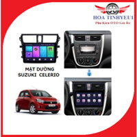 Mặt dưỡng xe Suzuki Celerio lắp màn hình dvd adroid 9inch oto.Tặng kèm giắc nguồn zin.Đồ chơi oto.