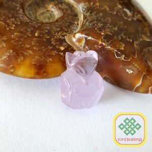 Mặt hồ ly thạch anh hồng