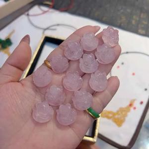 Mặt hồ ly thạch anh hồng