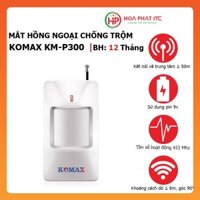 Mắt hồng ngoại chống trộm Komax KM-P300 -Đầu dò hồng ngoại không dây KM-P300 dùng cho bộ chống trộm, hệ thống chống trộm