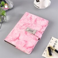 Mật khẩu Sổ tay Bút Nhật ký đá cẩm thạch có khóa Sổ mật khẩu