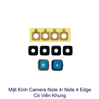 Mặt kính camera SS Note 4 Egde (có viền khung)