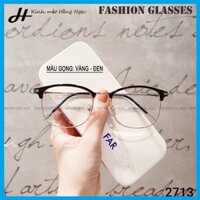 🔴Mắt kính cận thị có sẵn độ, Kính cận nữ gọng kim loại bền đẹp