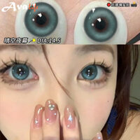 Mắt Kính Cận Thị Tròng Kính Xanh Lam Trong Suốt Đường Kính Lớn 14.5Cm Cận Thị Ánh Ánh Bầu Trời Sao