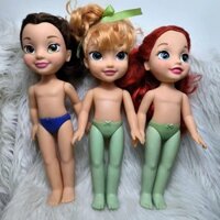 [Mắt kính] Có hàng số lượng lớn, búp bê khỏa thân công chúa nàng tiên cá Anna Belle Disney 35cm