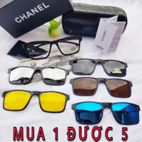 MẮT KÍNH ĐA TRÒNG 5IN1 HÀN QUỐC + BAO DA CỰC HOT CỰC XỊN AH241