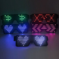 Mắt kính Đèn LED Sạc hiển thị Icon (Rechargeable Glasses)