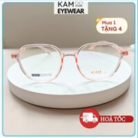 Mắt Kính Gọng Kính Cận Nhựa Dáng Tròn Basic Dễ Đeo  Kam Store Eyewear C90301