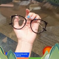Mắt Kính Gọng Tròn Trong Suốt Phong Cách Retro 9228 L.Xịn - Hot - Sản phẩm được tặng kèm khăn hộp.